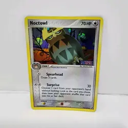 Pokemon Noctowl 43/115 Unseen Forces Reverse Holo 70 HP Uncommon Stage 1 Card - Image 1