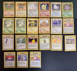 Pokemon Card Collection Binder Vintage Lot of 293 Base Set Cards. 6 holo etc - Image 1