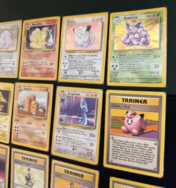 Pokemon Card Collection Binder Vintage Lot of 293 Base Set Cards. 6 holo etc - Image 2