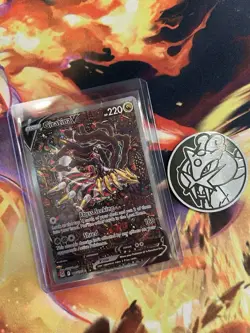 Giratina V - 186/196 - Pokemon Lost Origins Alternate Art Rare Card MP - Image 1