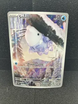 Snom 168/162 - Temporal Forces S&V Illustration Rare Holo Pokemon Card TCG - Image 1