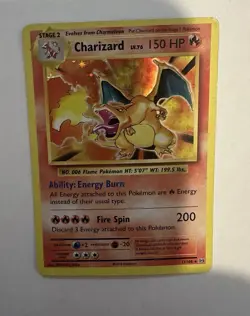 Charizard XY 11/108 Holofoil (LP) XY Evolutions Pokemon Card 2016 Holo Rare LP - Image 1