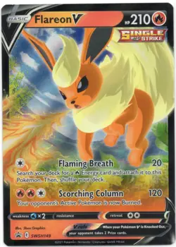 Flareon V SWSH149 SWSH: Sword & Shield Promo Cards Holo - Image 1