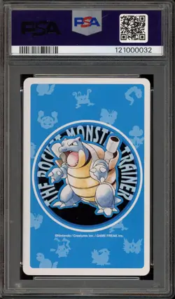 Pokemon Blue Playing Cards Gengar 6 of Spades Japanese #094A PSA 10 Gem Mint - Image 2
