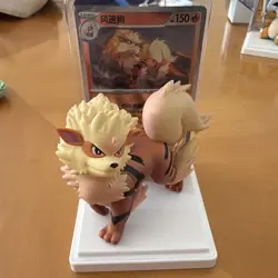 Pokemon TCG Arcanine card 151C-059/151 & Figure “Collect 151” Figure Set Chinese - Image 1