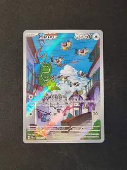 Chatot Illustration Rare 181/162 Temporal Forces Pokemon Card IR - Image 1