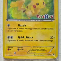 2016 PIKACHU 26/83 Pokemon TCG Toys R Us Promo Holo Generations Card. SEALED NIP - Image 5