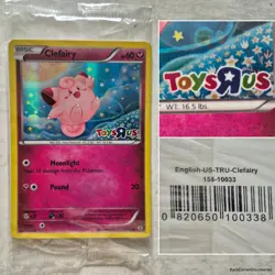 2016 CLEFAIRY 50/83 Pokemon TCG Toys R Us Promo Holo Generations Card SEALED NIP - Image 1
