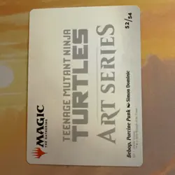 Bebop, Porcine Punk Art Card Series: Teenage Mutant Ninja Turtles 52 NM MTGTMT - Image 4