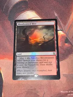 Bloodstained Mire X1 Mtg Khans Of Tarkir Nm Foil - Image 2