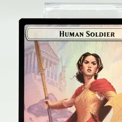 Foil Human Soldier Nightmare Double Sided Token Theros Beyond Death (THB) NM - Image 2