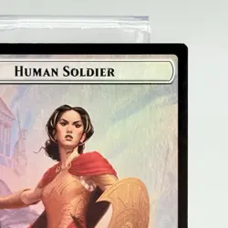 Foil Human Soldier Nightmare Double Sided Token Theros Beyond Death (THB) NM - Image 3