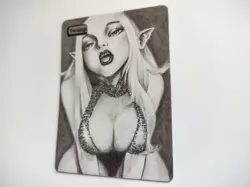 1x Swamp Altered Art Hand Drawn Basic Land AC552 by SpellBound - Image 2