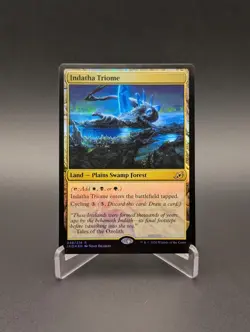 Indatha Triome Ikoria: Lair of Behemoths Foil - Beautiful MTG Land - Image 1