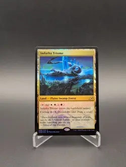Indatha Triome Ikoria: Lair of Behemoths Foil - Beautiful MTG Land - Image 3