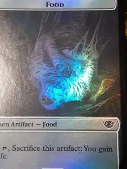 Human Soldier Food Token FOIL (Alt Food #3), LOTR , NM , MTG , FREE SHIPPING - Image 4