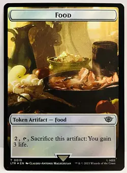 Human Soldier (0001) Food (0010) Double-Sided Token -FOIL-Universes Beyond-NM - Image 2