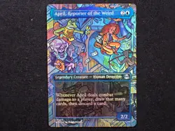 April, Reporter of the Weird (Borderless) Teenage Mutant Ninja Turtles Foil - Image 1