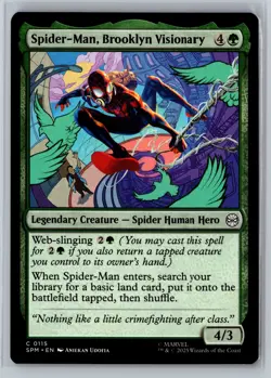 Spider-Man, Brooklyn Visionary Marvel's Spider-Man 115 Common - Image 1