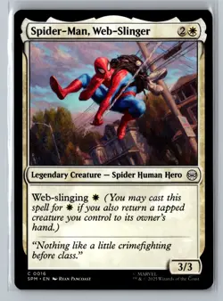 Spider-Man, Web-Slinger Marvel's Spider-Man 16 Common - Image 1