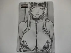 1x Swamp Altered Art Hand Drawn Basic Land AA9973 by SpellBound - Image 1