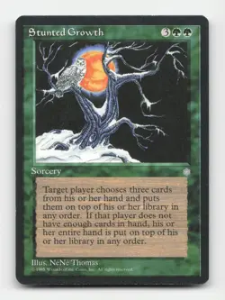 Stunted Growth Ice Age # Magic the Gathering Rare - Image 1