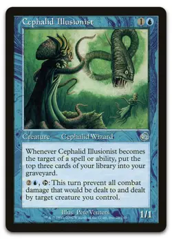 Cephalid Illusionist #28 (NM) Torment TOR Magic MTG - Image 1