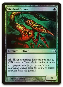 Virulent Sliver #2 (Foil) (NM) Premium Deck Slivers PDS Magic MTG - Image 1