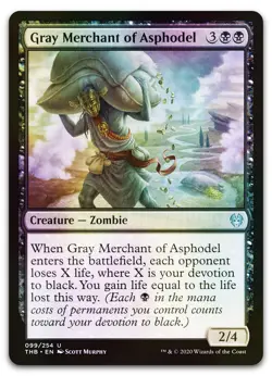 Gray Merchant of Asphodel #99 (Foil) (NM) Theros Beyond Death THB Magic MTG - Image 1
