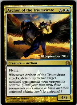 Archon of the Triumvirate - MP - Promo - Ret to Ravnica- Magic The Gathering MTG - Image 1
