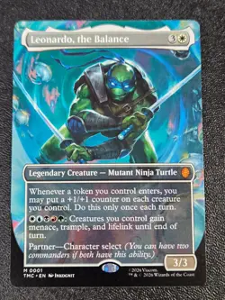 Leonardo, the Balance (0001) (Borderless) M Commander: TMC 1 NM - Image 1