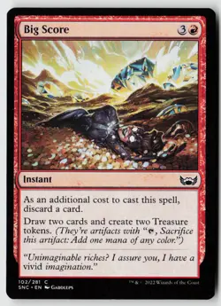 Streets of New Capenna #102 Big Score - Image 1