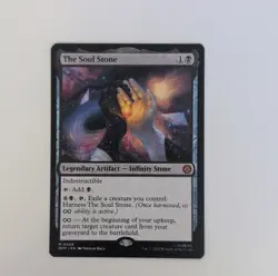 Magic The Gathering The Soul Stone Spider-Man Legendary Artifact mtg - Image 1