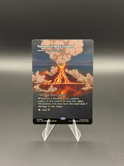 Volcano of Roku's Island (Borderless) 0061 MTG Avatar: TLA: Eternal-Legal - Image 1