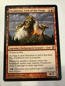 Purphoros, God of the Forge Commander Masters Regular - Image 1