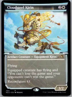 Cloudsteel Kirin (Showcase) R Kamigawa: Neon Dynasty 364 NM Normal - Image 1