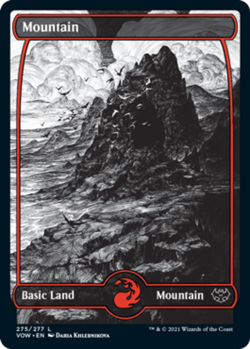 x4 Mountain (275) L MTG Innistrad: Crimson Vow M/NM, English - Image 1