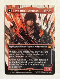Clive, Ifrit's Dominant (0318) (Borderless) Final Fantasy Regular - Image 1