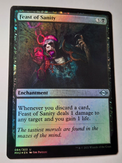 MTG 2021 Modern Horizons 2 FEAST OF SANITY 084/303 U Foil M/NM - Image 2