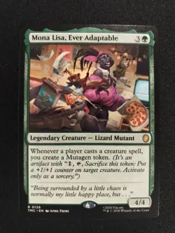 MTG Mona Lisa, Ever Adaptable 0126 TMNT TMC NM - Image 1