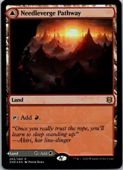 Needleverge Pathway R Zendikar Rising 263 NM FOIL - Image 1