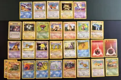 Lot of 72 1st edition Pokemon Base Set Shadowless, Team Rocket, Black Star Promo - Image 1
