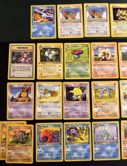 Lot of 72 1st edition Pokemon Base Set Shadowless, Team Rocket, Black Star Promo - Image 2