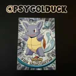Pokemon Topps Wartortle #08, Series 1 Red Logo - Non-holo | LP - Image 1