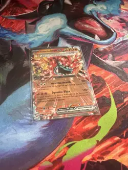 Pokemon Hearthflame Mask Ogerpon ex 040/167 Sv06: Twilight Masquerade Rare EX - Image 1