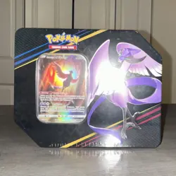 Pokemon Crown Zenith Tin Galarian Articuno 60ct Card Dividers Metal 2023 - Image 1