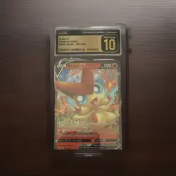 Pokemon Victini V 021/163 Swsh05 Battle Styles Ultra Rare Holo CGC Pristine 10 - Image 1