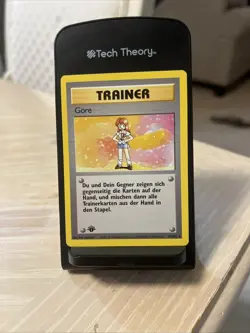 1999 Pokemon 1st Edition: Trainer Lass (Gore) German 75/102 Rare Black Star - Image 1