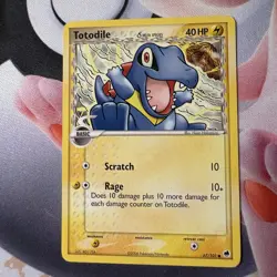 Pokemon EX Dragon Frontiers - Totodile Card 67/101 - LP - Image 1