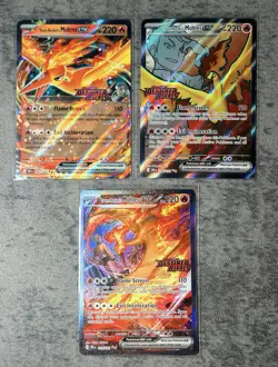 Pokemon Team Rocket's Moltres ex UPC Promos FULL SET OF 3 ! DESTINED RIVALS - Image 1